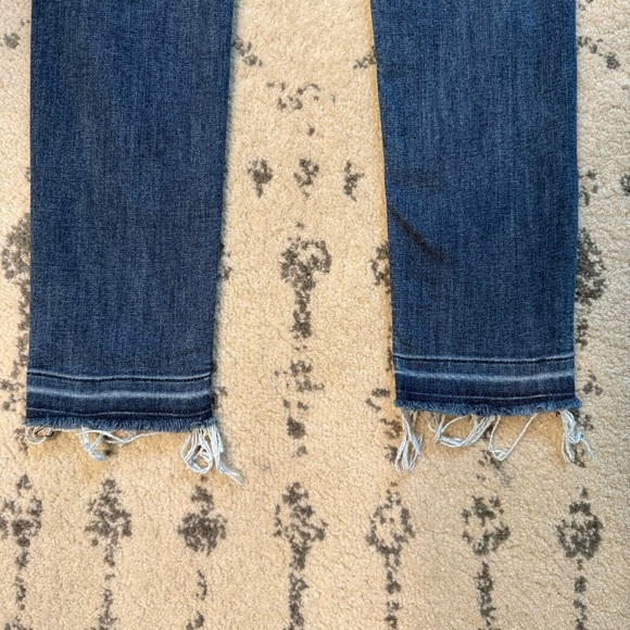 Rag & Bone High Rise Ankle Skinny Jeans | Raw Hem | Medium Wash | Size 26 - Picture 8 of 10